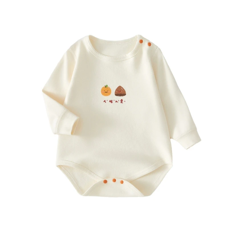 

Unisex Baby Thickened Layering Onesie for Autumn & Winter - Infant Cute Printed Triangle Romper Cozy Jumpsuit for Christmas