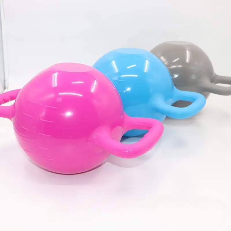 

Yoga Fitness Kettle Kettlebell Female Water Injection Kettlebell Binaural Handle Sports Equipment Pilates Yoga Shaping Dumbbell