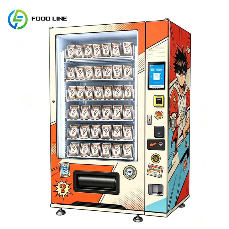 Trading Card Vending Machine for Collectible Cards TCG Packs Blind Boxes Self Service Retail Customized