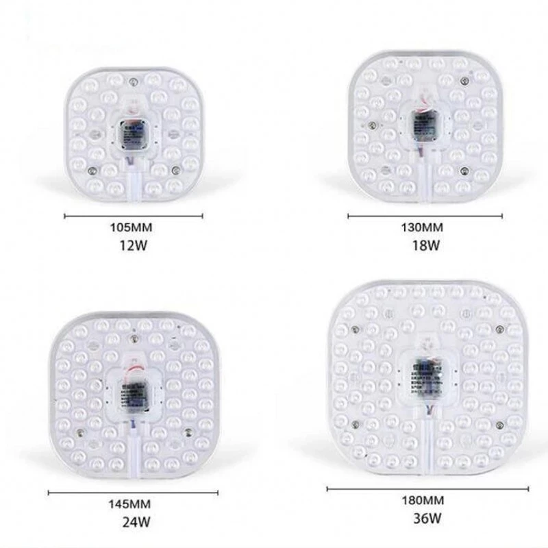 36W 24W 18W 12W 6W LED Ring PANEL Circle Light AC220V-240V Square Ceiling Board The Circular Lamp Board