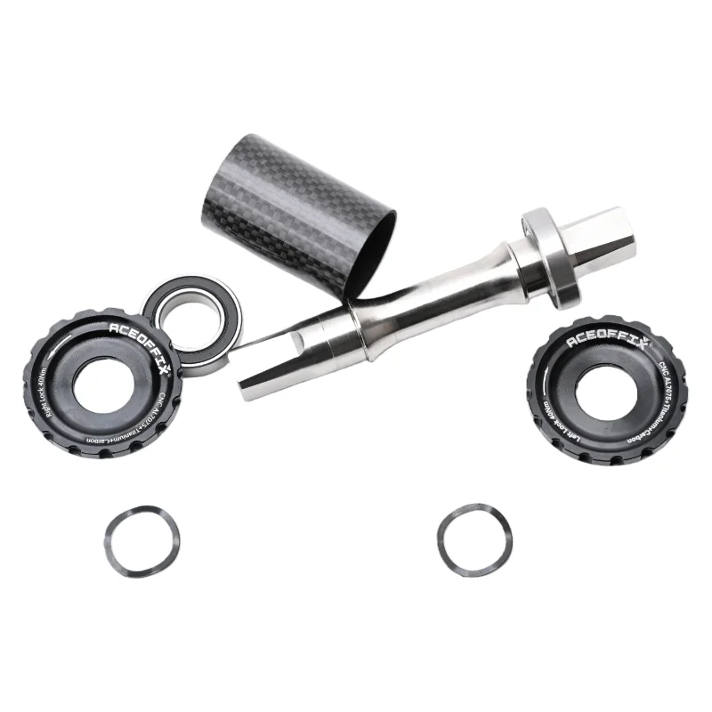 Aceoffix Bicycle Bottom Brackets Central axis square hole For Brompton 412 103/113/119mm