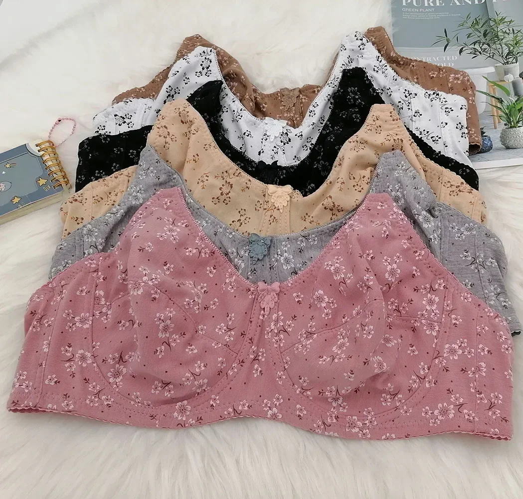 Unique Stock Push Up Bra for women C19 women\'s bra cotton lingerie sexy underwear woman feamal brassiere Plus size 44 46 48 DEF
