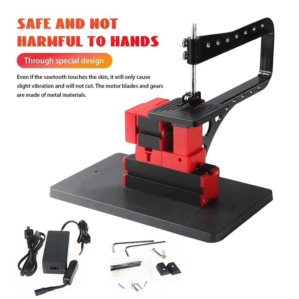 

Z20001G 24W Mini Bow-Arm Jigsaw Machine 20000RPM Saw Wood, Plywood, Aluminum, Acrylic for Modelmaking,Education