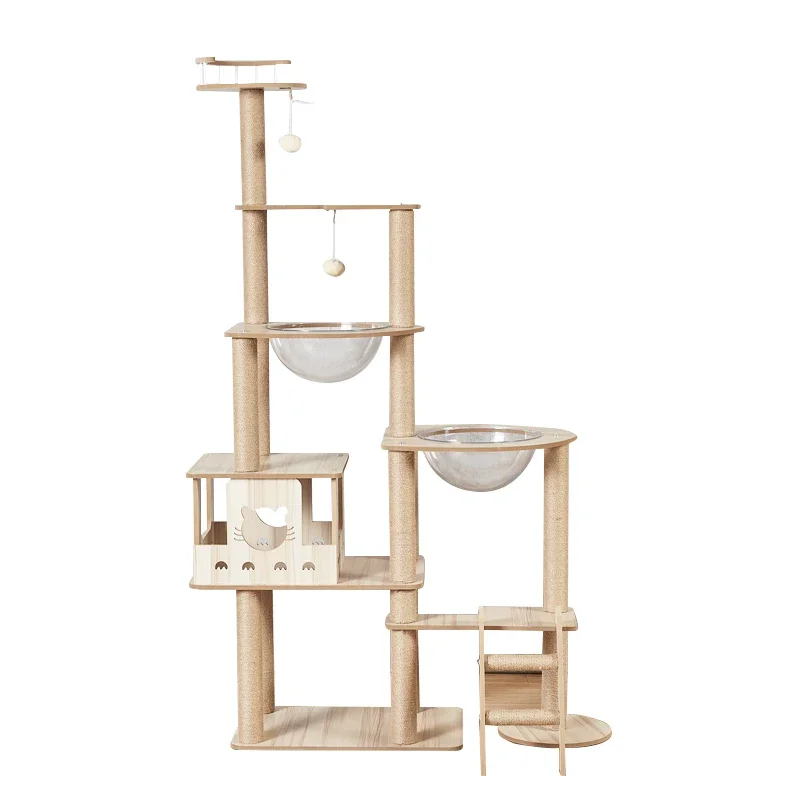 Cat House Cat Tree Scratching Post Scratcher Pole Cat Play Tree