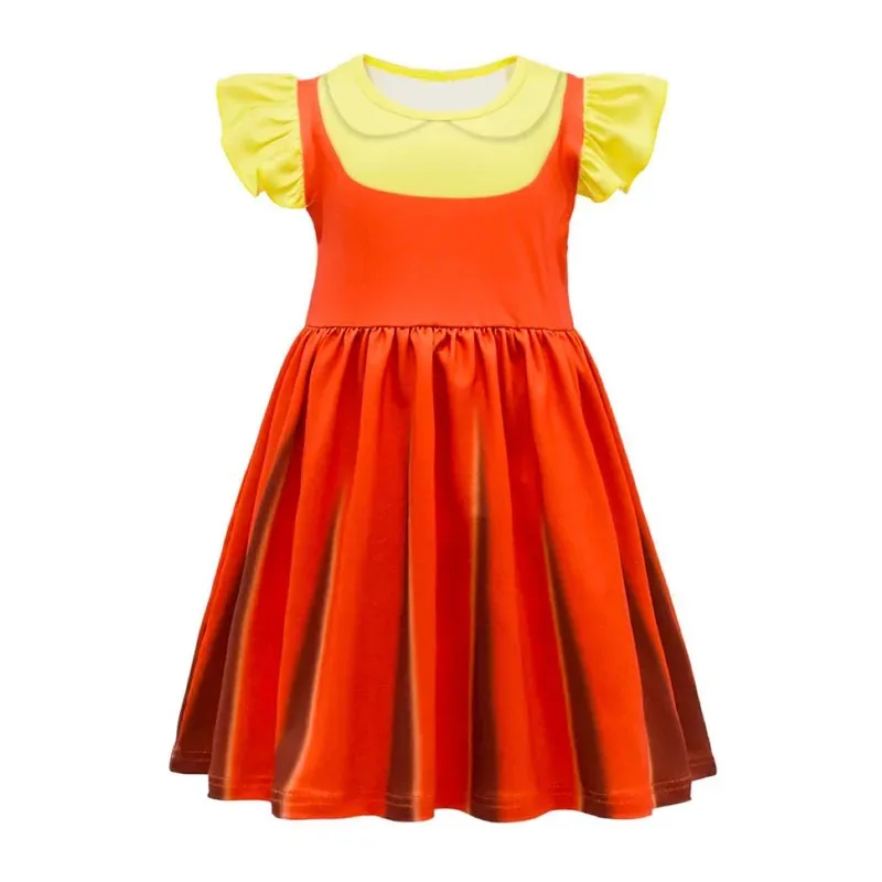 ♥   2025 nuevo juego de Cosplay Calamari personalizado niños niñas fantasía Ballet muñeca joven Hee vestido de baile máscara parte de Halloween ★ ♥ ☆