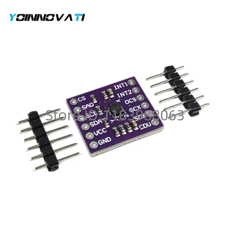1PCS CJMCU-633 LSM6DSM/LSM6DSO 6DOF Sensor Module 3D Gyroscope 3D Accelerometer Attitude Module 3.3V SPI I2C IIC Interface