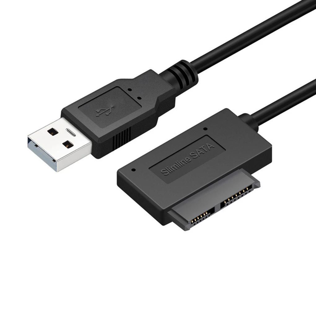 USB2.0 SATA Cable Accessories Universal Simple CD Reading Optical Driver Adapter Connect Wire Connector Device