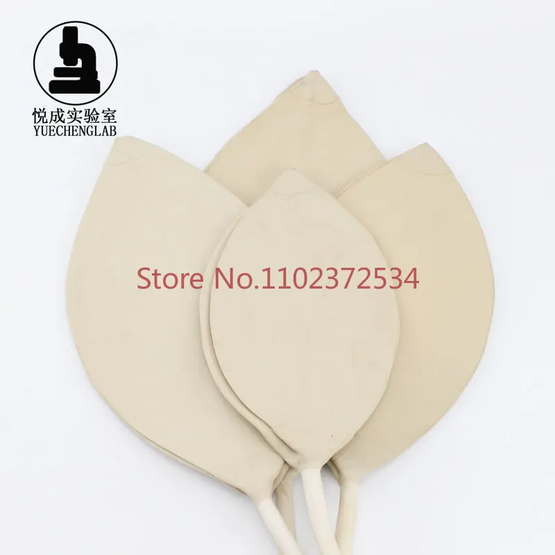 

3PCS Experimental gas sampling rubber bladder single connection double gas sampler latex bladder No. 357 rubber bladder