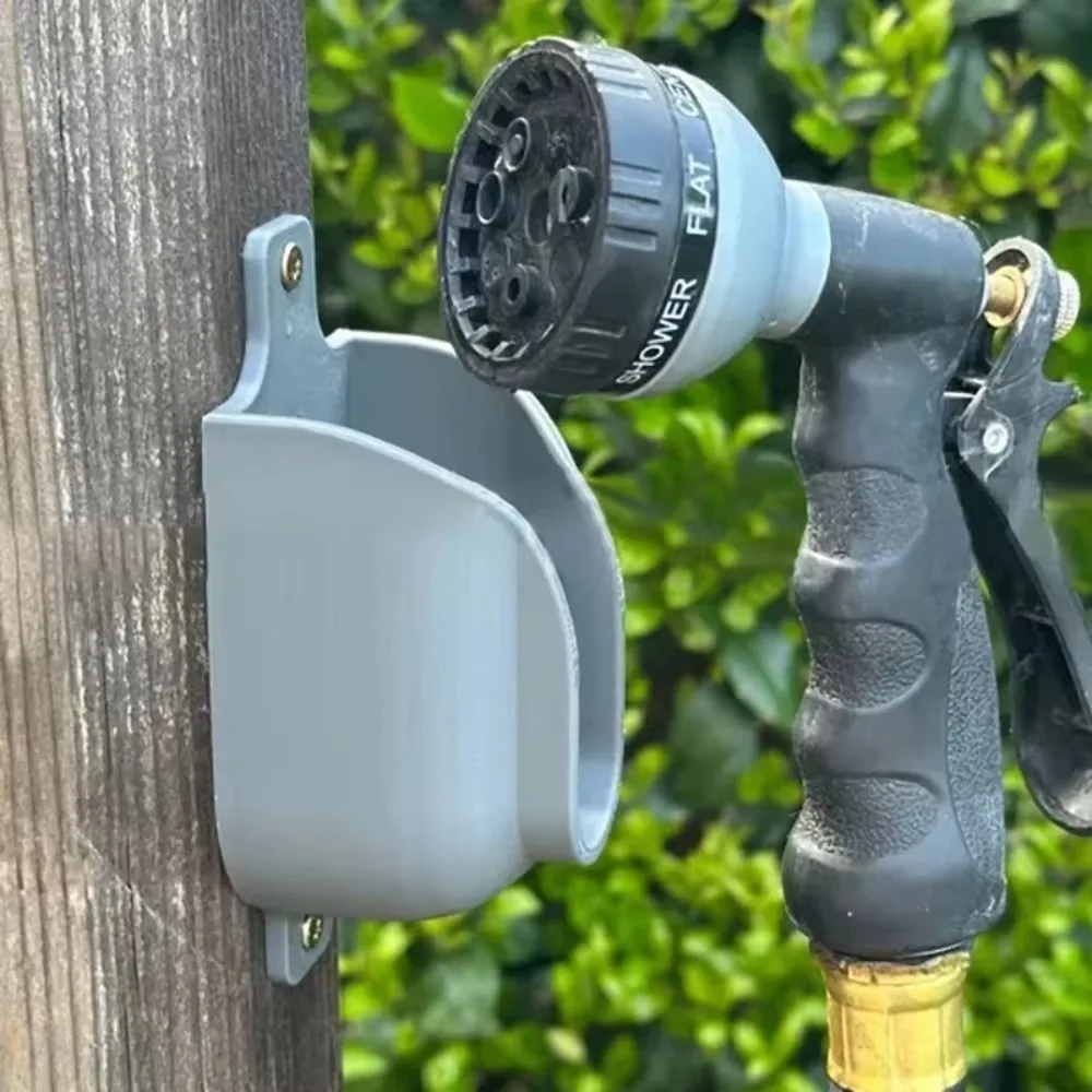 Soporte para manguera de rociador de montaje en pared, fácil instalación, soporte de almacenamiento montado en la pared para jardín, uso duradero con tornillos