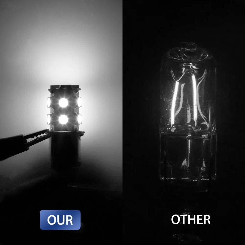 Super White LED Light 20x Super White 1156 1141 13-SMD RV Camper Trailer LED Interior Light Bulbs 12V Red Blue Yellow