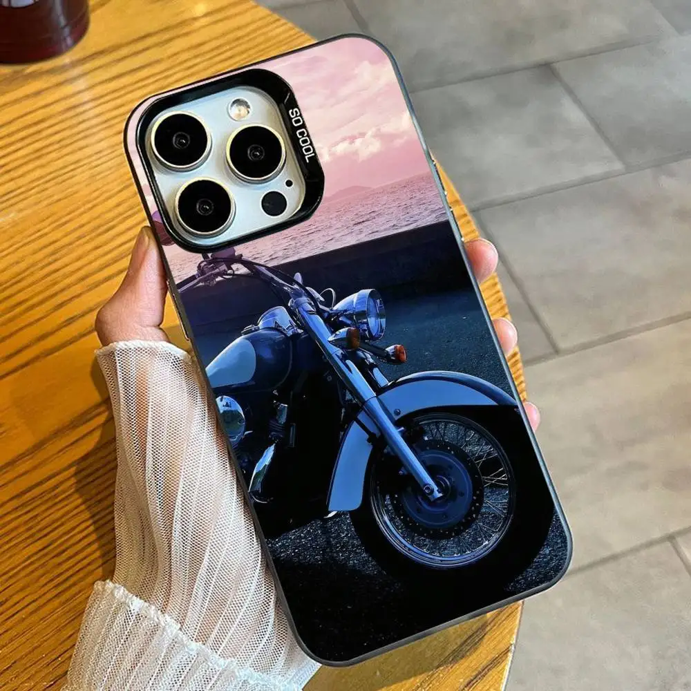Sportster R-Retro Moto Cruiser CMX500 Phone Case For iPhone 16 17 15 14 12 13 Pro Max Black Candy Matte Shockproof Cover