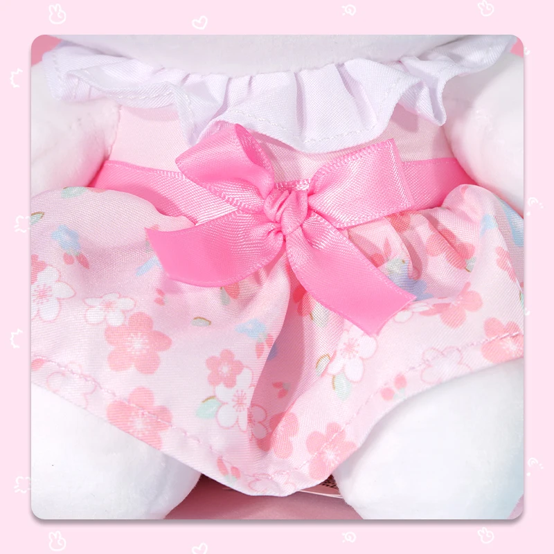 Sanrio Pink Hello Kitty Kuromi Melody Cinnamoroll Peach Blossom Series Stuffed Toy Plushier Plush Dolls Girlfriend Birthday Gift