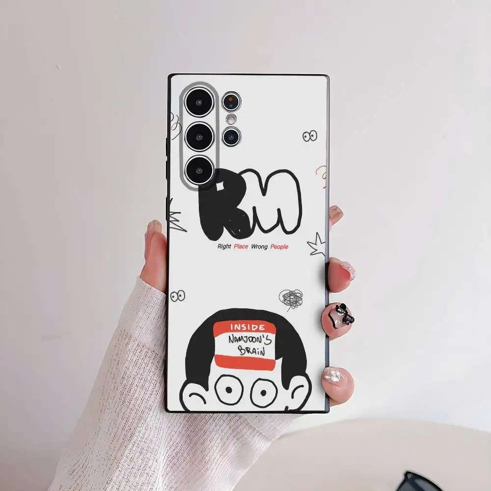 حافظة هاتف رائعة RM RPWP لهاتف سامسونج S series s21 s22 s23 s24 s25 FE Plus Ultra حافظة ناعمة وصديقة للبشرة