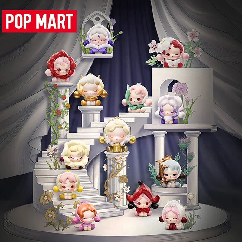 

POP MART POP BEAN SKULLPANDA Petals In Four Acts Series Blind Box Guess Bag Desktop Decoration Blind Bag Toys Anime Figure Cute
