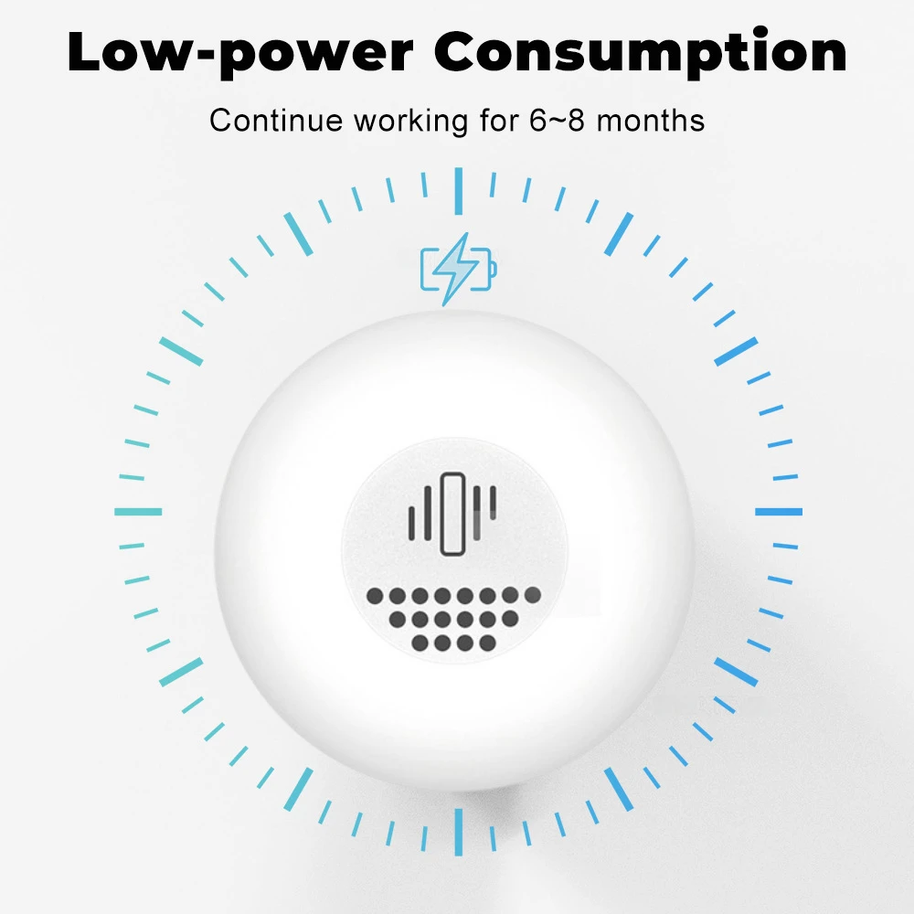 Tuya ZigBee Inteligente Sensor de Vibração, Porta, Janela, Quebrar, Detecção de Roubo, Alarme, Smart Home Security, Sistema de Proteção, Vida Inteligente