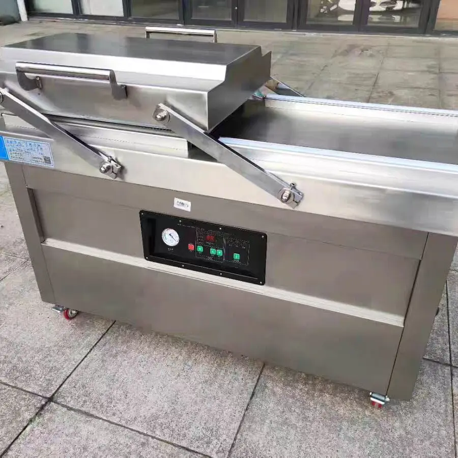 Vacuum Sealing Machine For Food Bags Double Chamber Flat Vacuum Packaging Machine Automatic Vacuum-Packer
