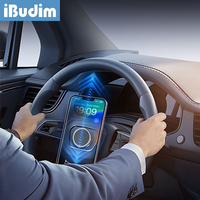 iBudim Universal Magnetic Steering Wheel Phone Holder Magnet Car Mobile Phone Mount GPS Support for iPhone Samsung Xiaomi