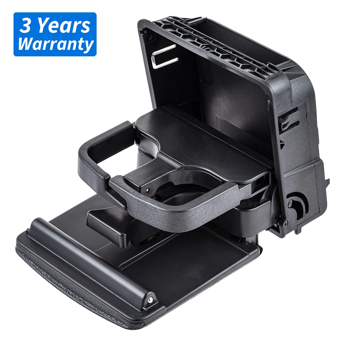 

Rear Black Console Cup Holder 1K0862532F,1K0862532G9B9 For VW Eos Golf GTI R32 Rabbit 2.0L 2.5L 3.0L 2006-2014 1K0862532D