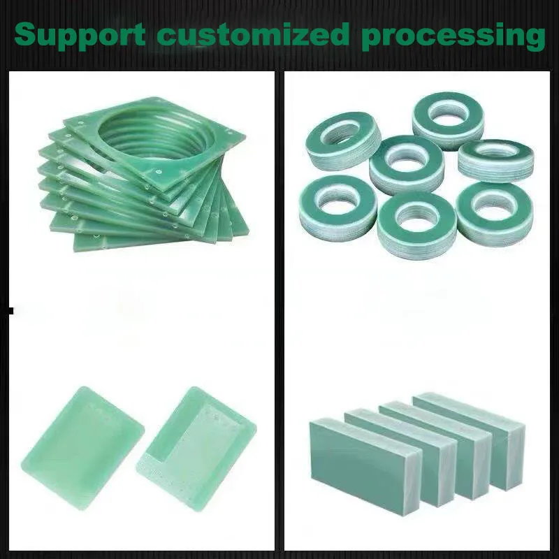 3240 FR-4 Epoxy Resin Plate Round Plate Water Green Epoxy Resin Diameter 20mm -250mm