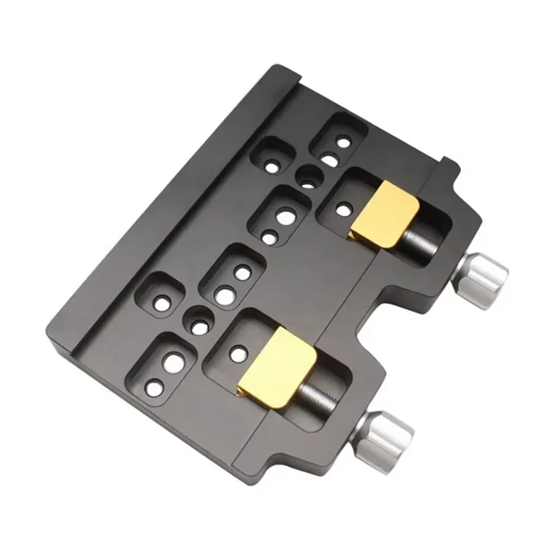 

AAAN-High-End Dovetail Clamp Astronomical Telescope 7-Hole Countersunk Camping Clamp 160Mm Outdoor Connection Enhancement