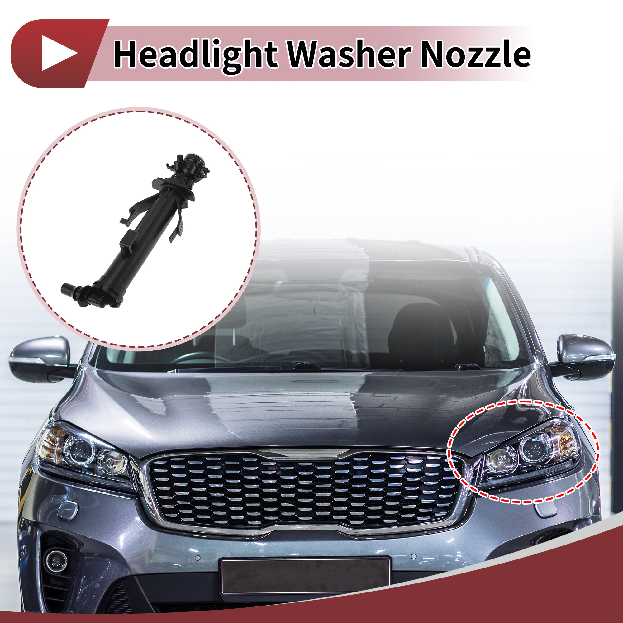 

Насадка омывателя фар UXCELL для VW Golf Hatchback &Estate 2013-2017 No 5G0955965 1 шт.