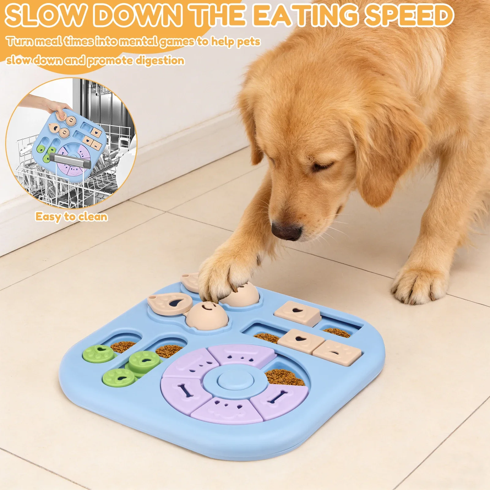 Interactive Dog Treat Puzzle Feeder 5