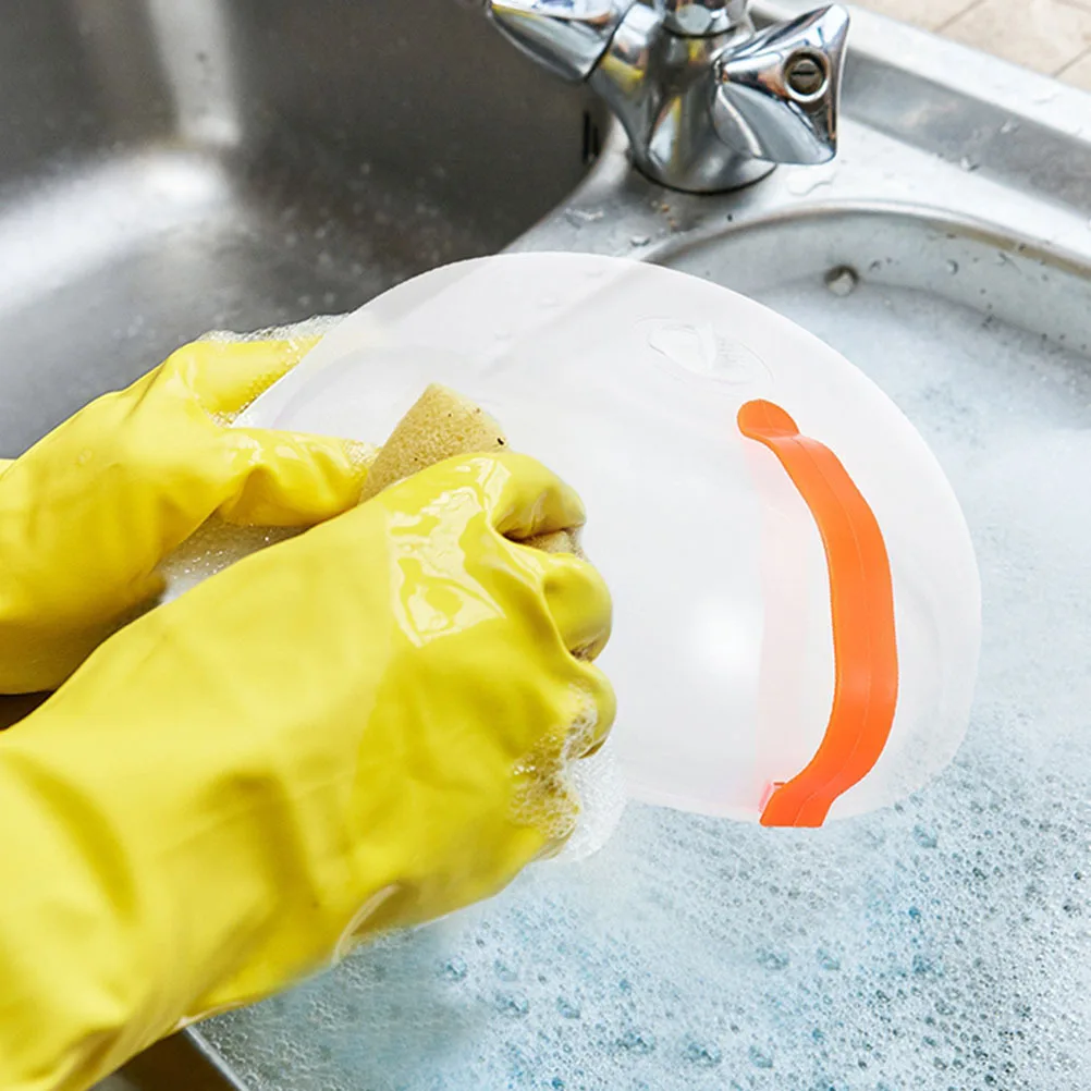 

2Pcs Microwave Splatter Cover PP ABS Safe Freshness Retention Kitchen Supply Microwave Cover for Food Plate Covers