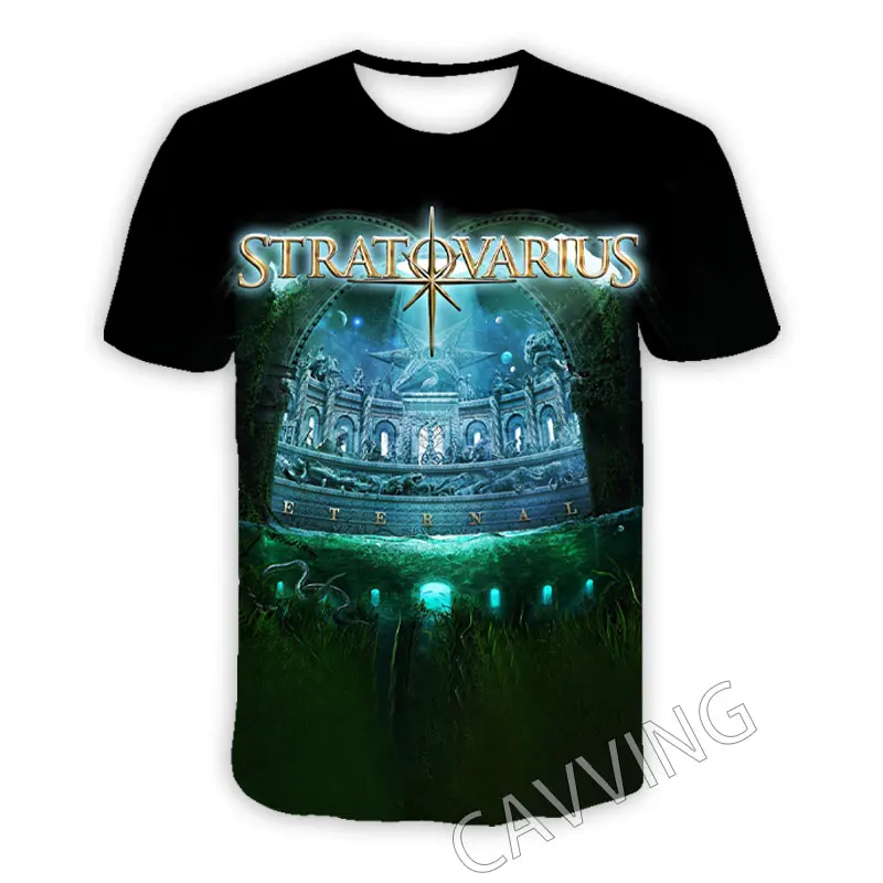 New Fashion Women/Men\'s 3D Print  Stratovarius Band Casual T-shirts  Hip Hop Tshirts Harajuku Styles Tops Clothing   T01