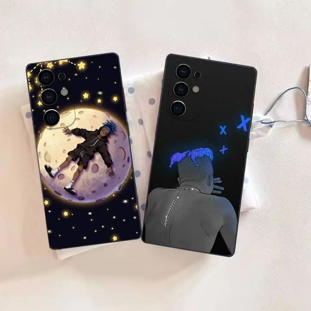 Rapper X-XXXTENTACION  Phone Case For Samsung S26,25,24,21,22,21,20,10,9,8,7,6,5,Ultra,Plus,Fe,Lite Black Shell