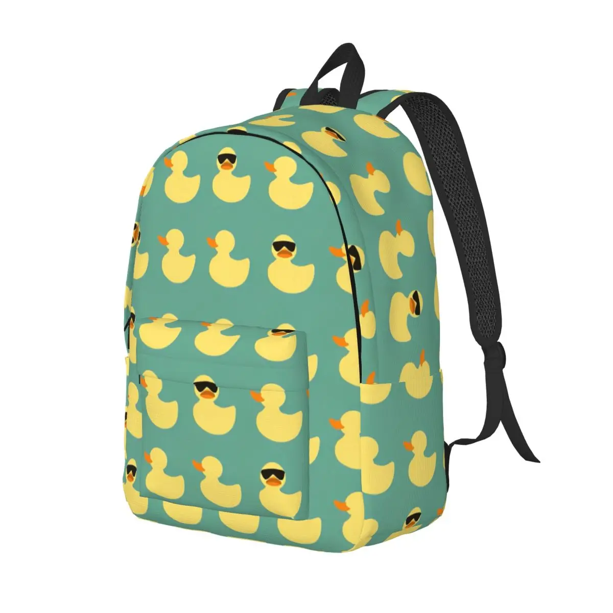 Sunglass Rubber Duck for Men Women Student School Bookbag Cute Cartoon Daypack Middle High College Durable