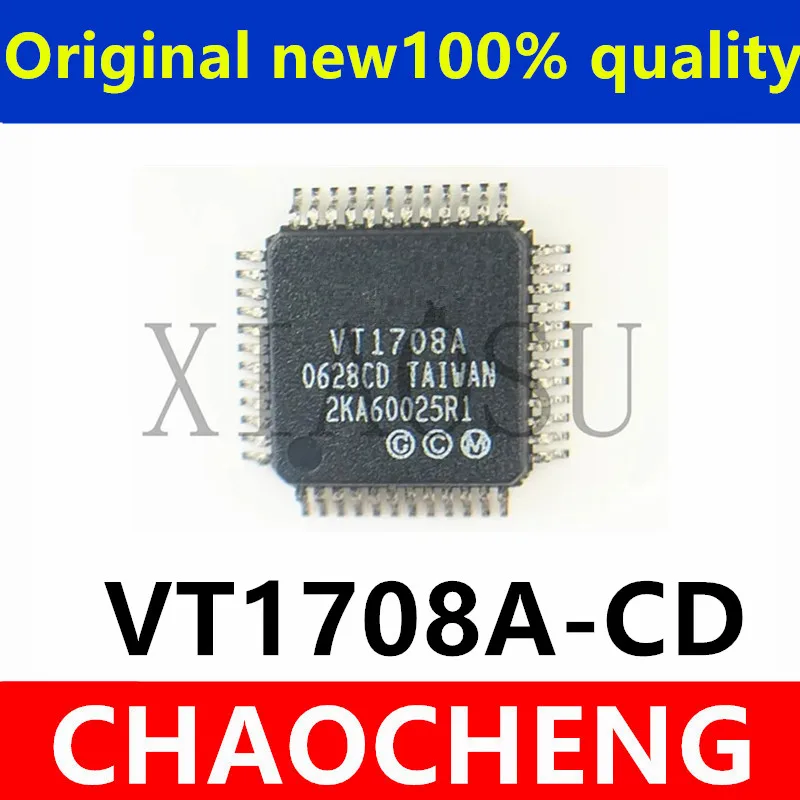 (2PCS)100% New VT1708A VT1708B VT1708S VT1708A-CD QFP48 Chip