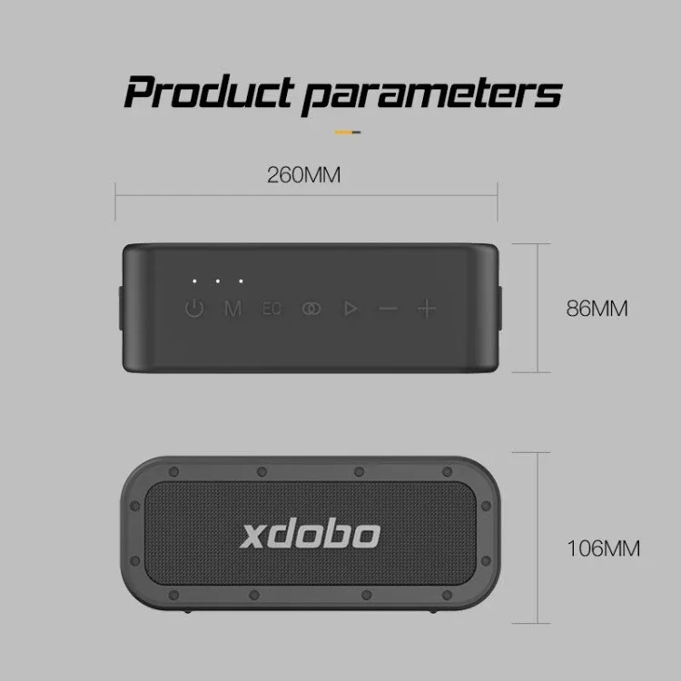 YYHC 방수 휴대용 야외 무선 스피커, 데스크탑 오디오, 80W, 10400mAh 배터리 1983 플러스, 최상급 제품