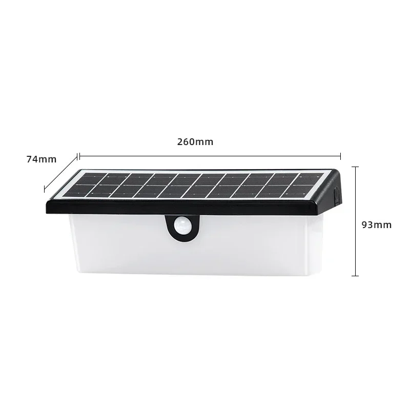 Solar LED Wall Lamp Outdoor Decoration Lighting Solar Motion Sensor Wall Lamp Garden Villa Exterior Wall Corridor Staircase