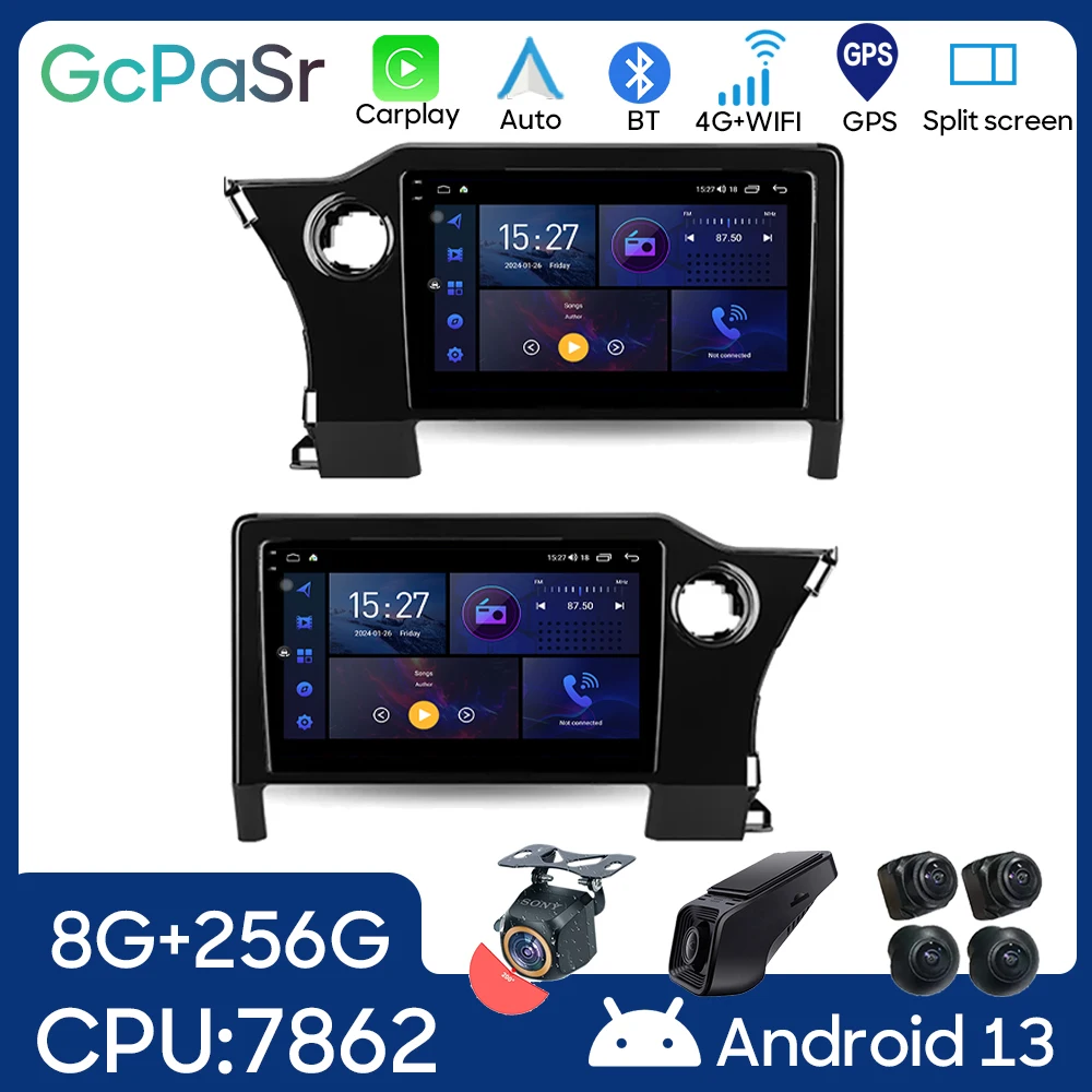 For Toyota Noah 4 R90 2022 - 2023 Android Auto Car Radio Multimedia  Video Player GPS Navigation WIFI QLED Screen 4G No 2din DVD