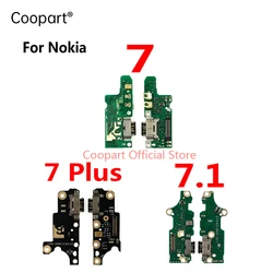 Typec Charger Board USB Charging Port Dock Plug Jack Connector Flex Cable + Microphone For Nokia 7 Plus 7.1 7Plus