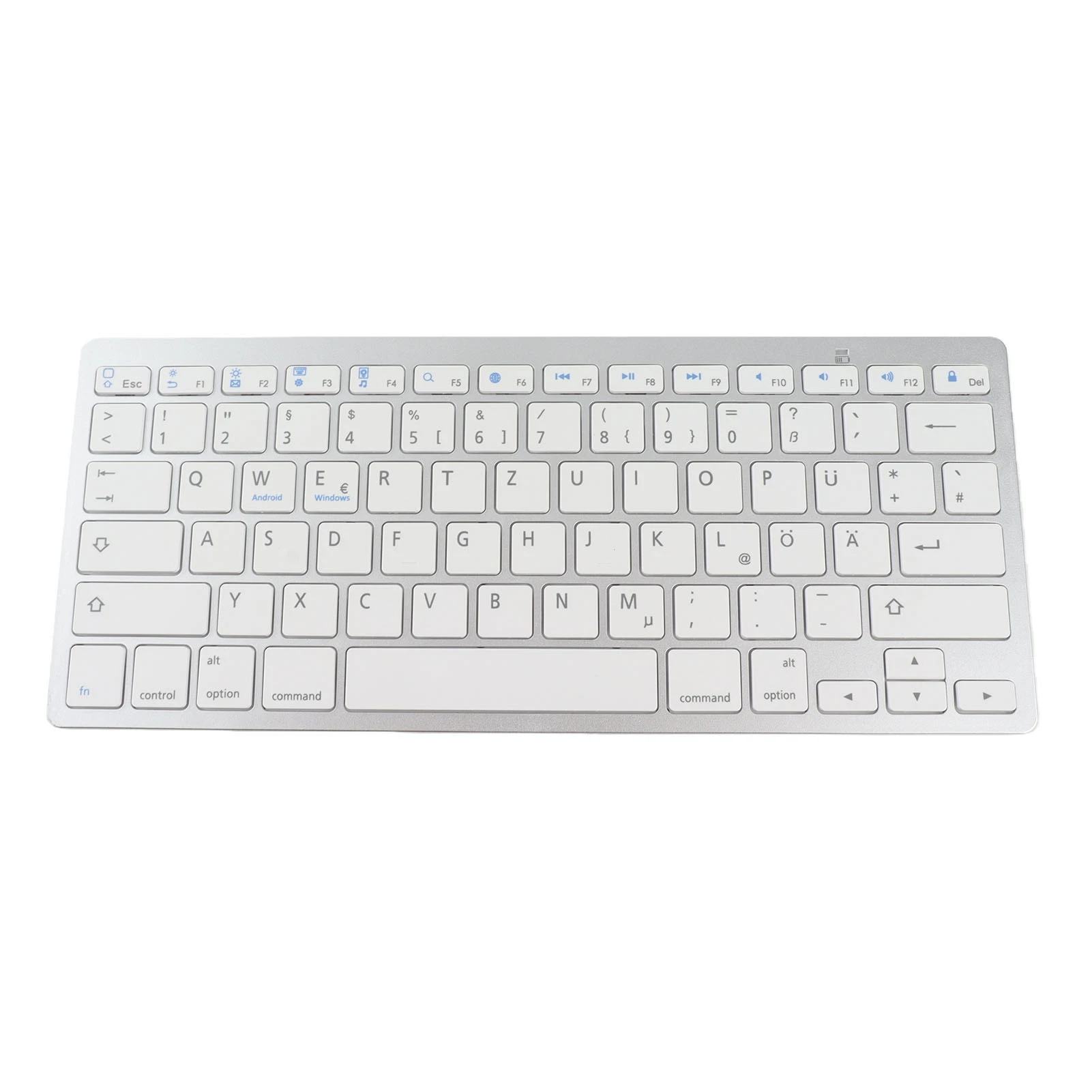 Wireless Keyboard Portable Universal Slim Silent Wireless Bluetooth German Keyboard For Android For Win