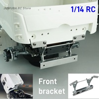 SCALECLUB RC Truck 1/14 Front Bracket Cab Flip Hinge For Tamiya 770S TGX FH16 R620 R470 Actros 1 14 RC Truck Parts Accessories