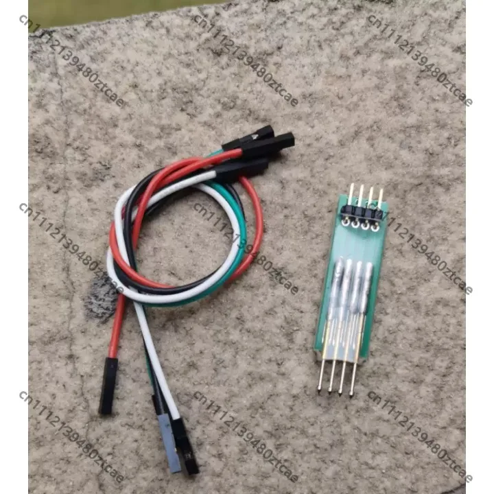 2.54mm 4P Retractable Spring Probe Download Cable Handheld Burn Test Pin For STM32 STC Program Writing