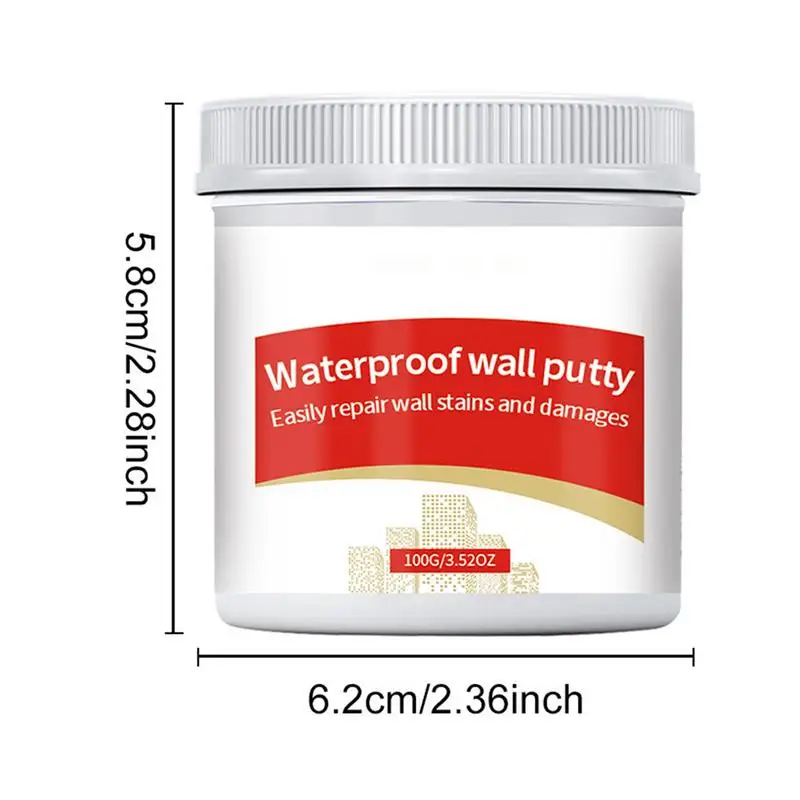 Hole Filler Putty For Walls High Density Spackle Paste Cream Multifunctional Waterproof Household Repairing Tool Long Lasting