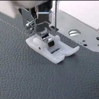 plastic presser foot 7301P for domestic sewing zigzag non-stick foot for leather and special fabric