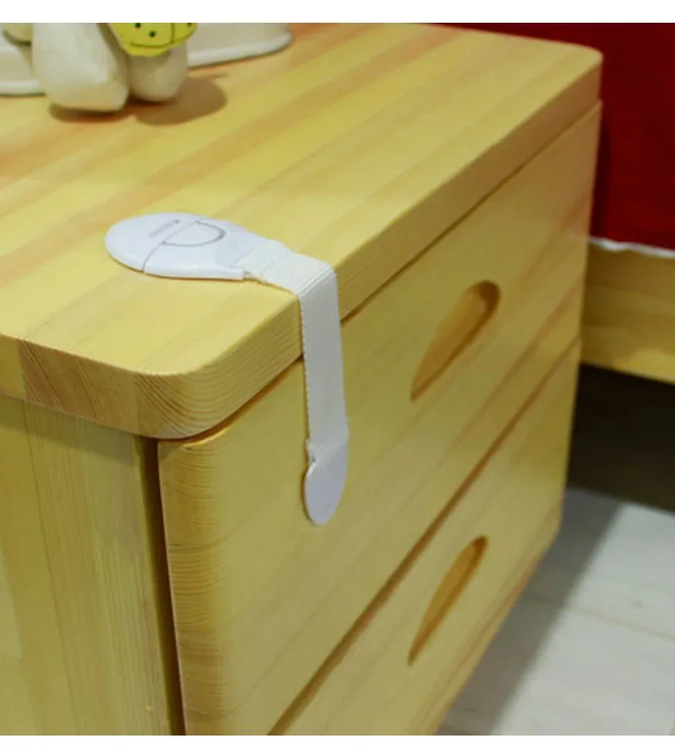 10 stücke Kinder Sicherheit Türschloss Kind Sicherheit Schrank Schloss Baby Proof Sicherheit Schutz Schublade Tür Schrank Schloss Kunststoff Schutz – Detail 13