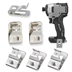 Gancho de Clip de cinturón de acero inoxidable para taladro Dewalt, herramientas eléctricas de 20V, N268241, N169778, N086039, DCD980, DCD985, DCD780, 1/2 piezas