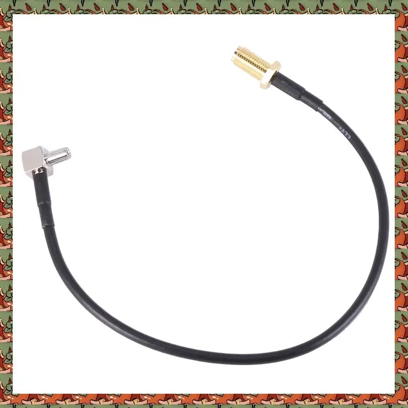 

ABLQ 6X SMA Female Jack To TS9 Male Right Angle Pigtail Coaxial Cable Antenna