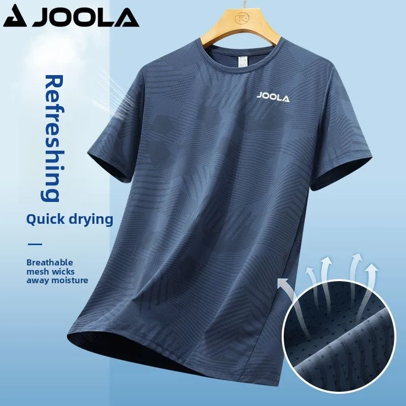 

JOOLA table tennis jersey short sleeved unisex sports quick drying T-shirt outdoor breathable ice silk round neck training top