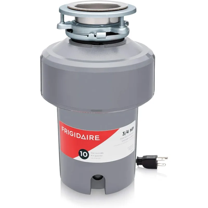 

Frigidaire 3/4 HP Corded Garbage Disposal for Kitchen Sinks | FF75DISPC1