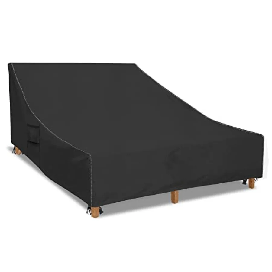 

Double Chaise Lounge Cover Waterproof Heavy Duty 82Inch Double Wide Patio Chaise Lounge Chair Covers