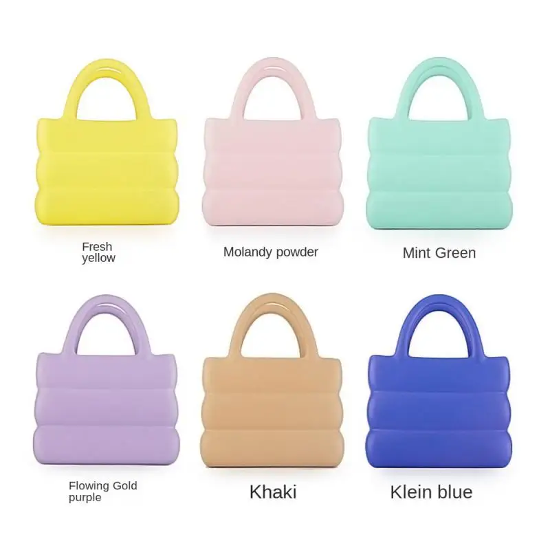 Bolso pequeño de Macaron para mujer, bolsa de cesta de verduras, bolso de cosméticos, bolso de compras de Eva, bolso de playa, bolsos laterales para mujer