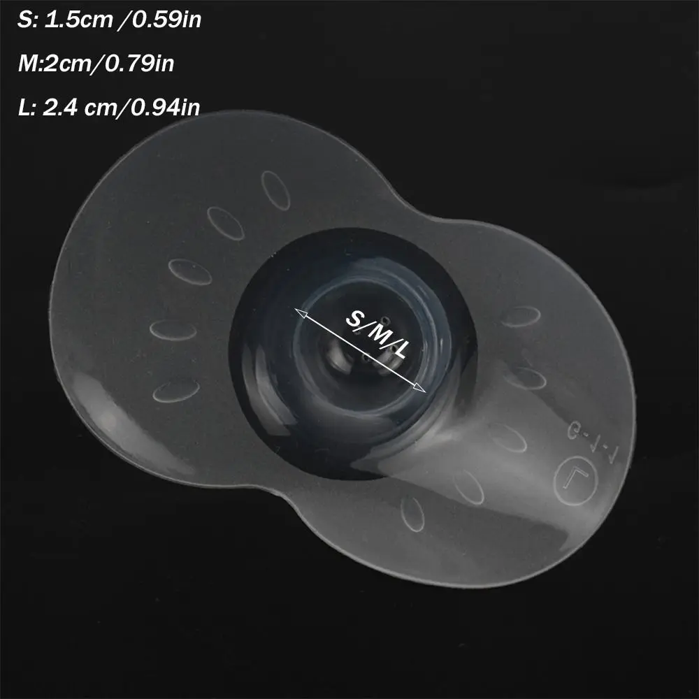 2Pcs/Box Silicone Nipple Protector Anti-bite Nursing Supplies Teat Protection Shields Ultra-thin Butterfly Shape