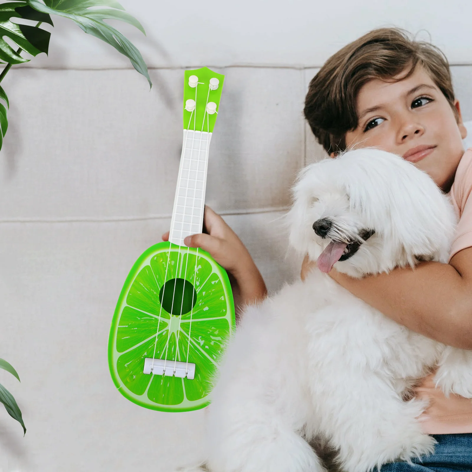 Jeu de ukulélé pour enfants, matériel écologique de haute qualité, conception de Simulation, cadeau d'éducation musicale amusant, Mini jouet de guitare
