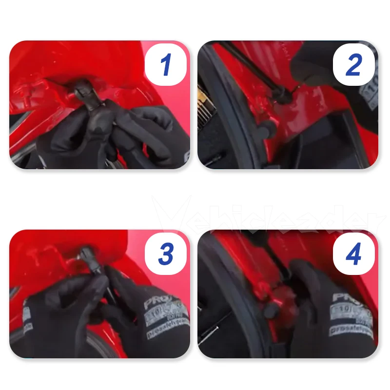 2PCS Car Gas Strut Spring Damper Hatch Lift Support Rod OEM 68950 0D020 for Toyota Yaris 2005-2014 Accesorios